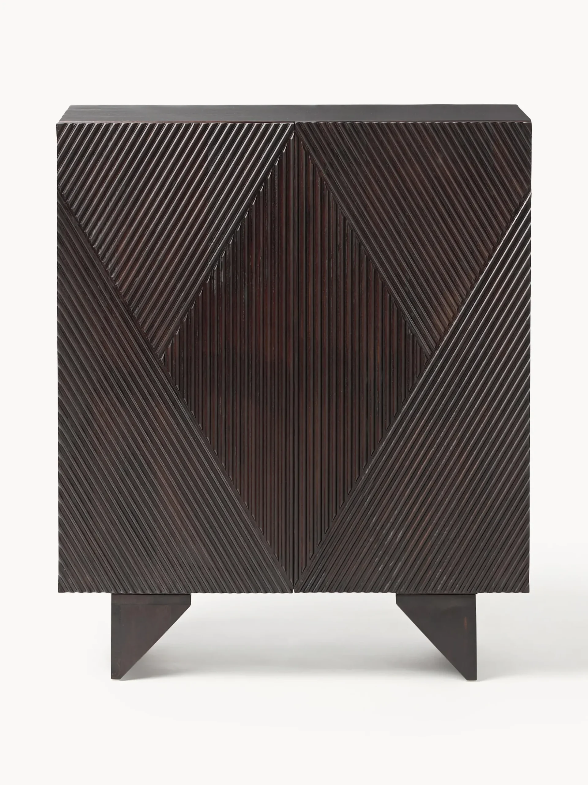 Credenza alta in legno di mango Louis