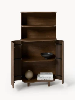 Credenza alta in legno di quercia Soley