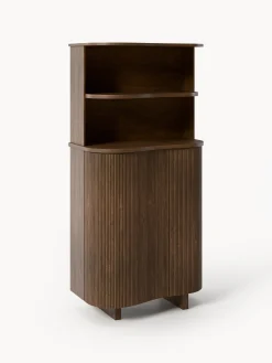 Credenza alta in legno di quercia Soley