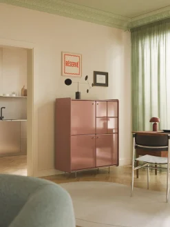 Credenza alta in metallo Coya