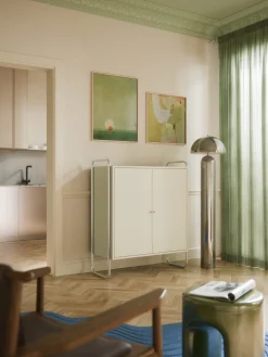 Credenza alta in metallo Robyn