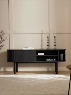 Credenza bassa con frontale millerighe Calary