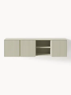 Credenza bassa con fronte millerighe Shea