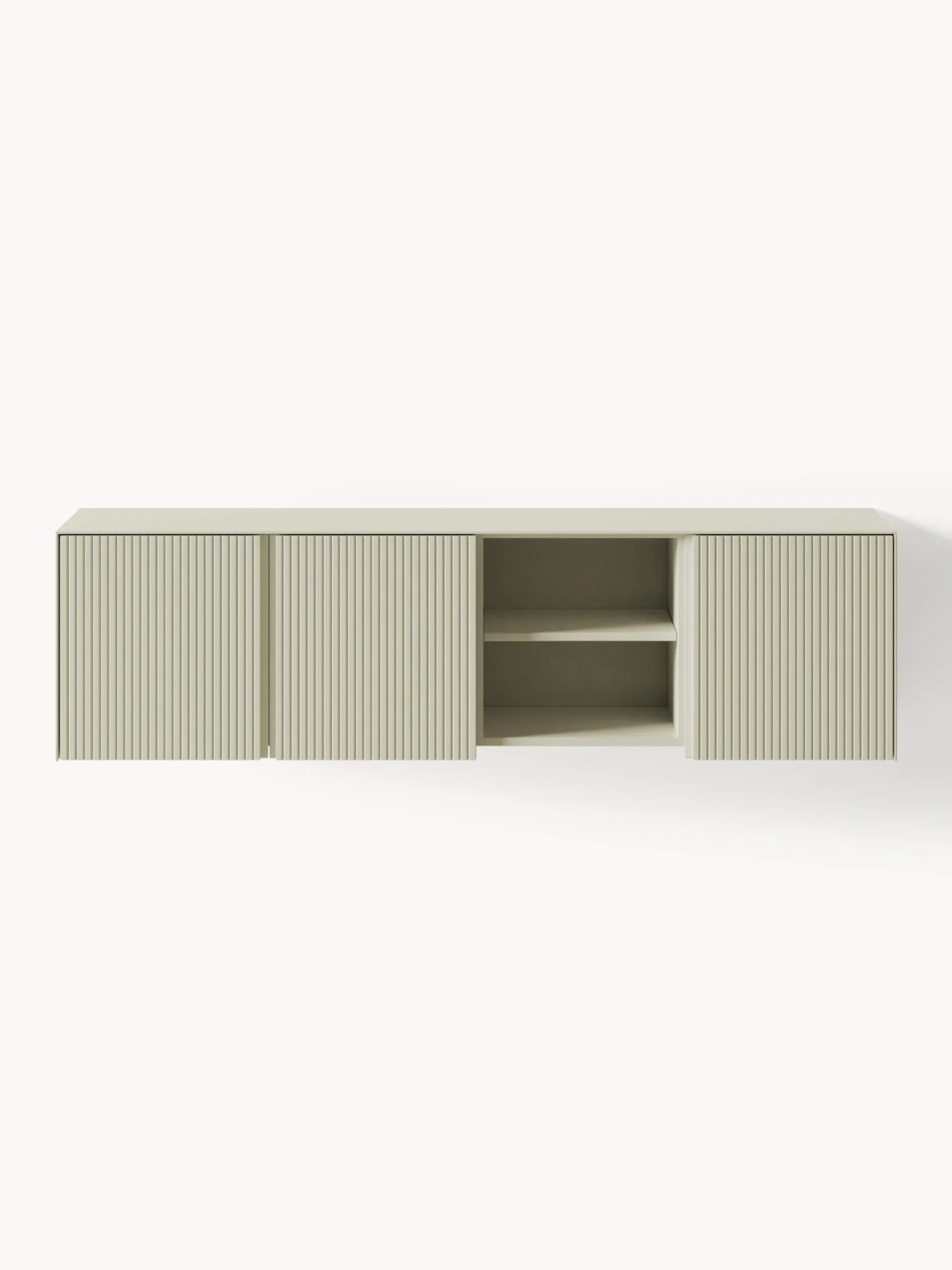 Credenza bassa con fronte millerighe Shea