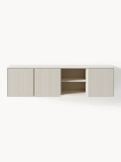 Credenza bassa con fronte millerighe Shea