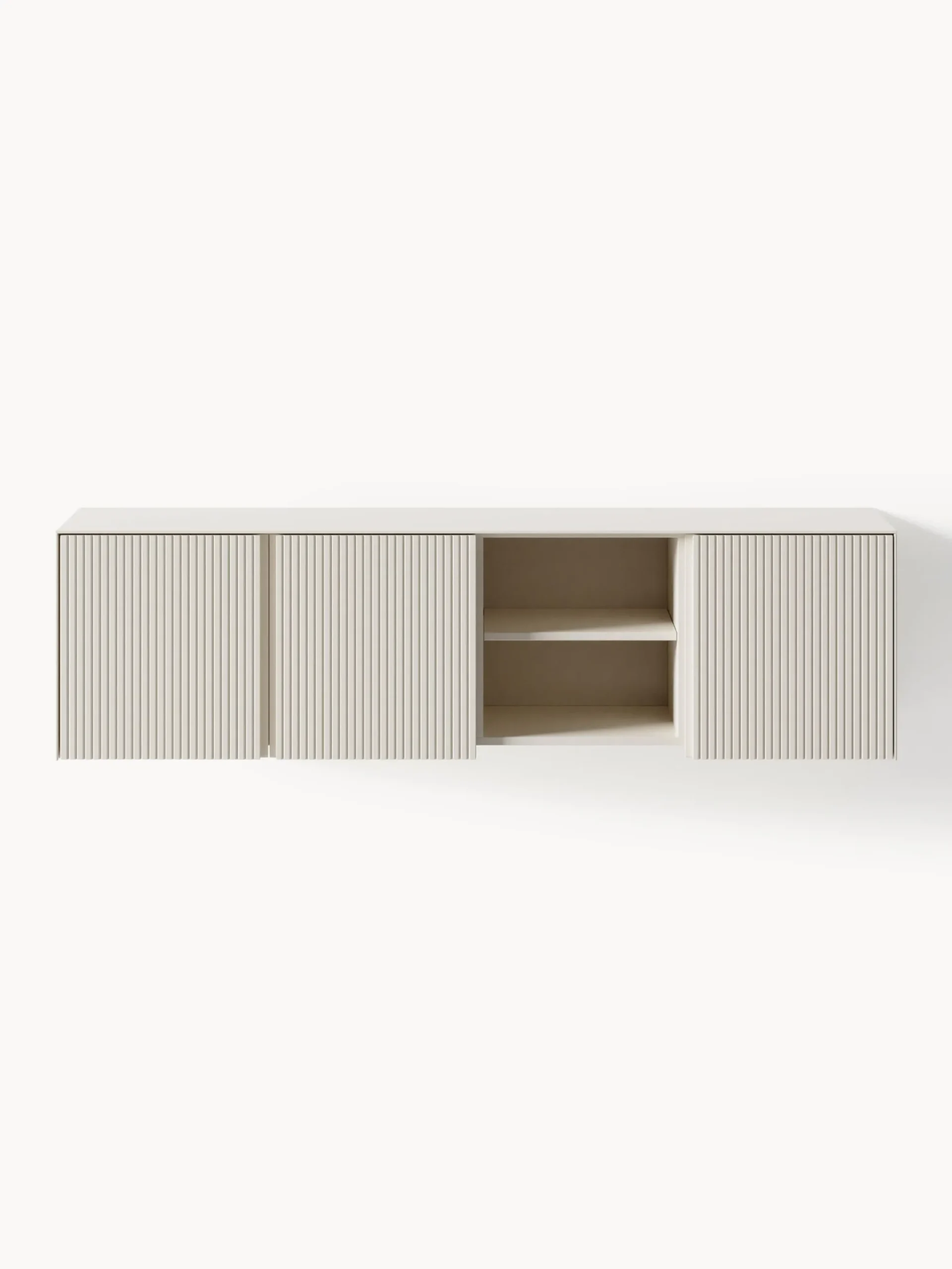 Credenza bassa con fronte millerighe Shea