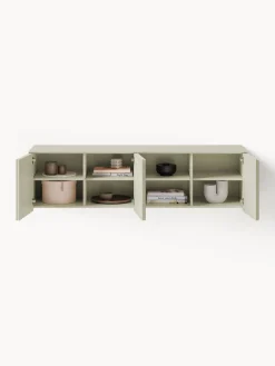 Credenza bassa con fronte millerighe Shea
