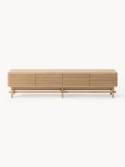 Credenza bassa grande in legno di quercia Pierce