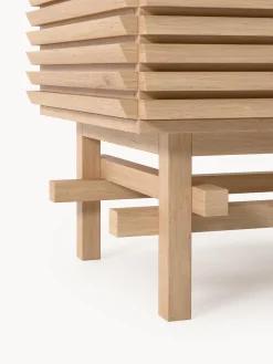 Credenza bassa grande in legno di quercia Pierce