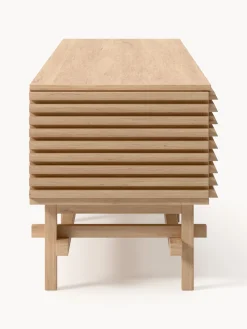 Credenza bassa grande in legno di quercia Pierce