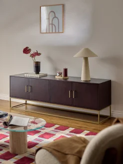 Credenza bassa in legno di mango Lyle