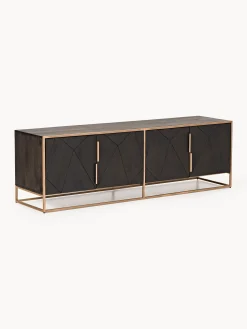 Credenza bassa in legno di mango Harry