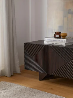 Credenza bassa in legno di mango Louis