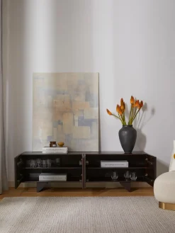 Credenza bassa in legno di mango Louis