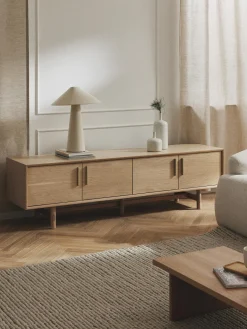 Credenza bassa in legno di quercia Diana