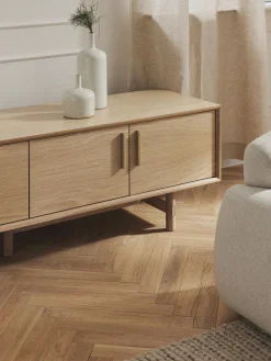 Credenza bassa in legno di quercia Diana