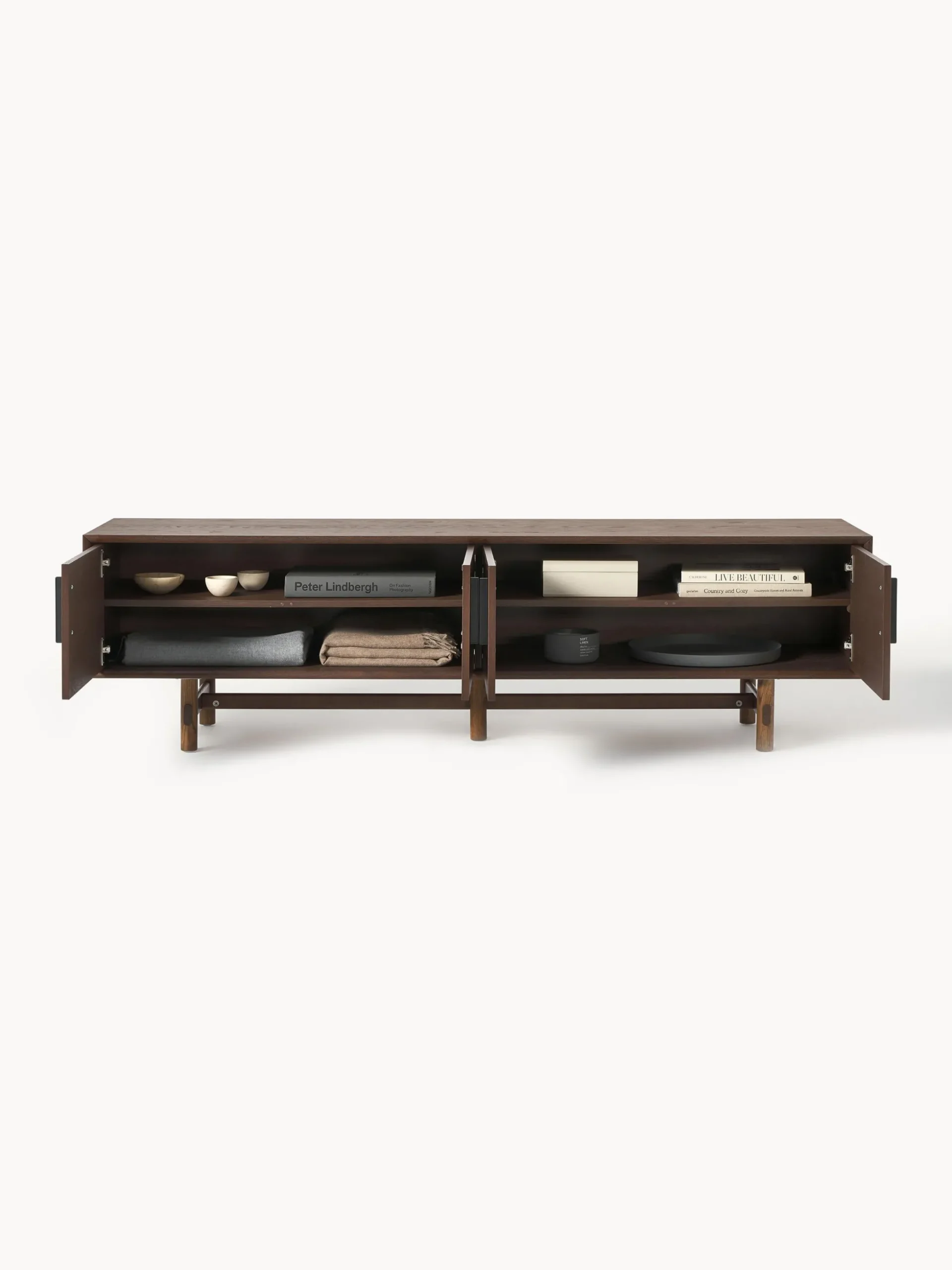 Credenza bassa in legno di quercia Diana