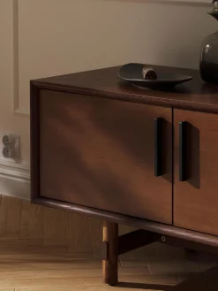 Credenza bassa in legno di quercia Diana