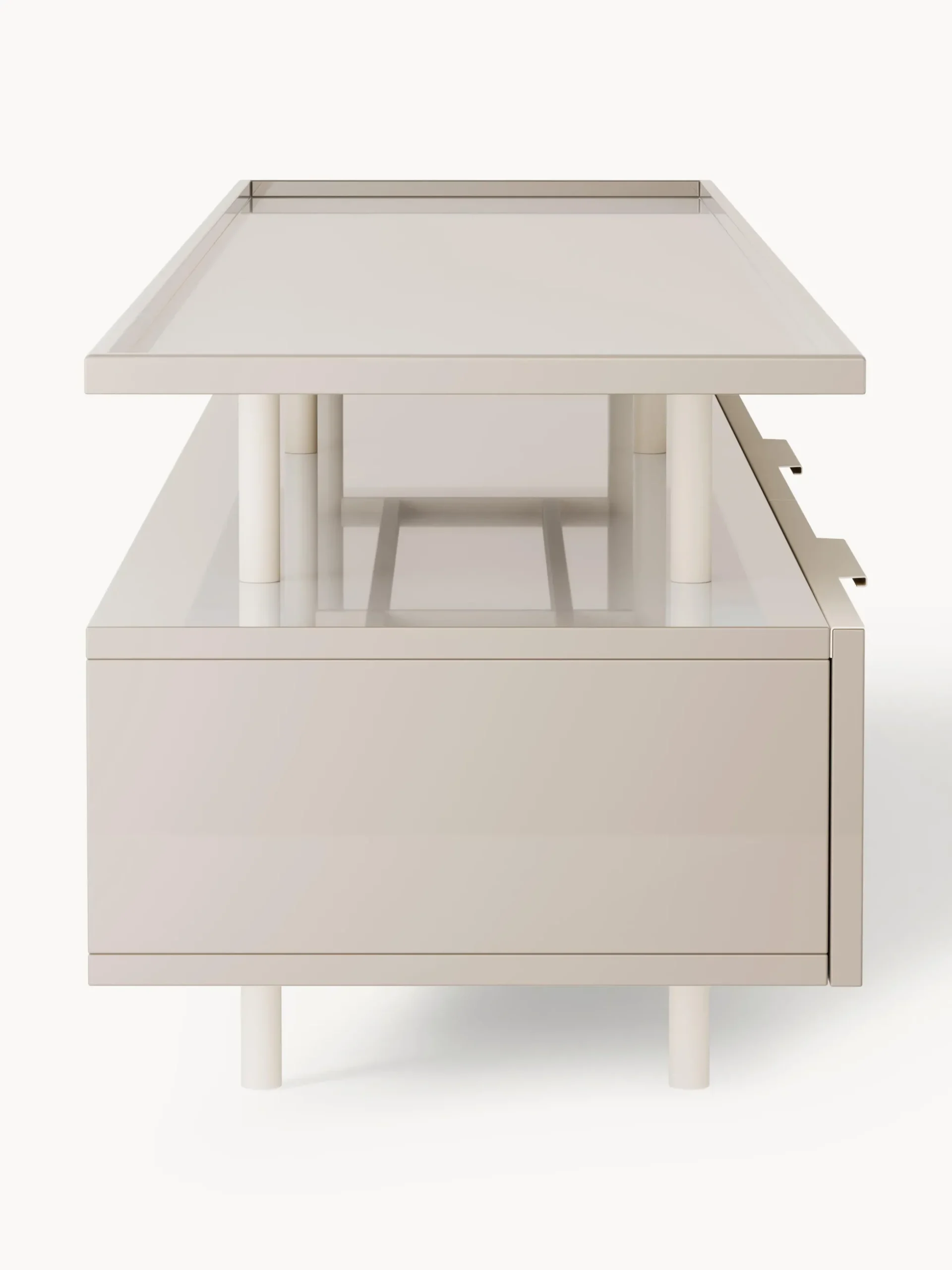 Credenza bassa molto lucida Lennie