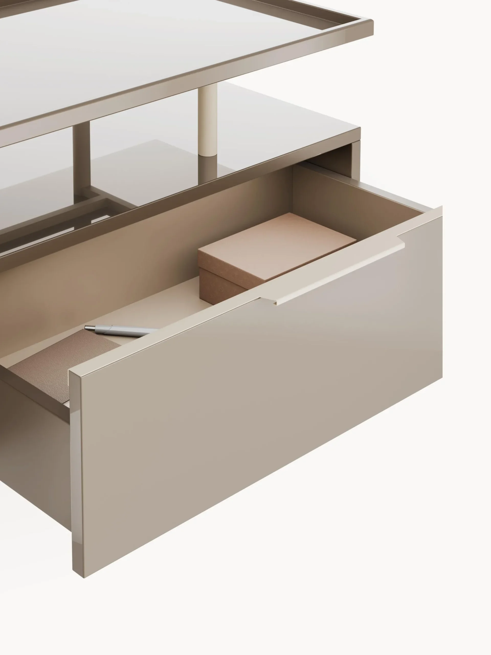 Credenza bassa molto lucida Lennie