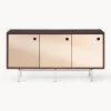 Credenza con ante in vetro a specchio Scarlett