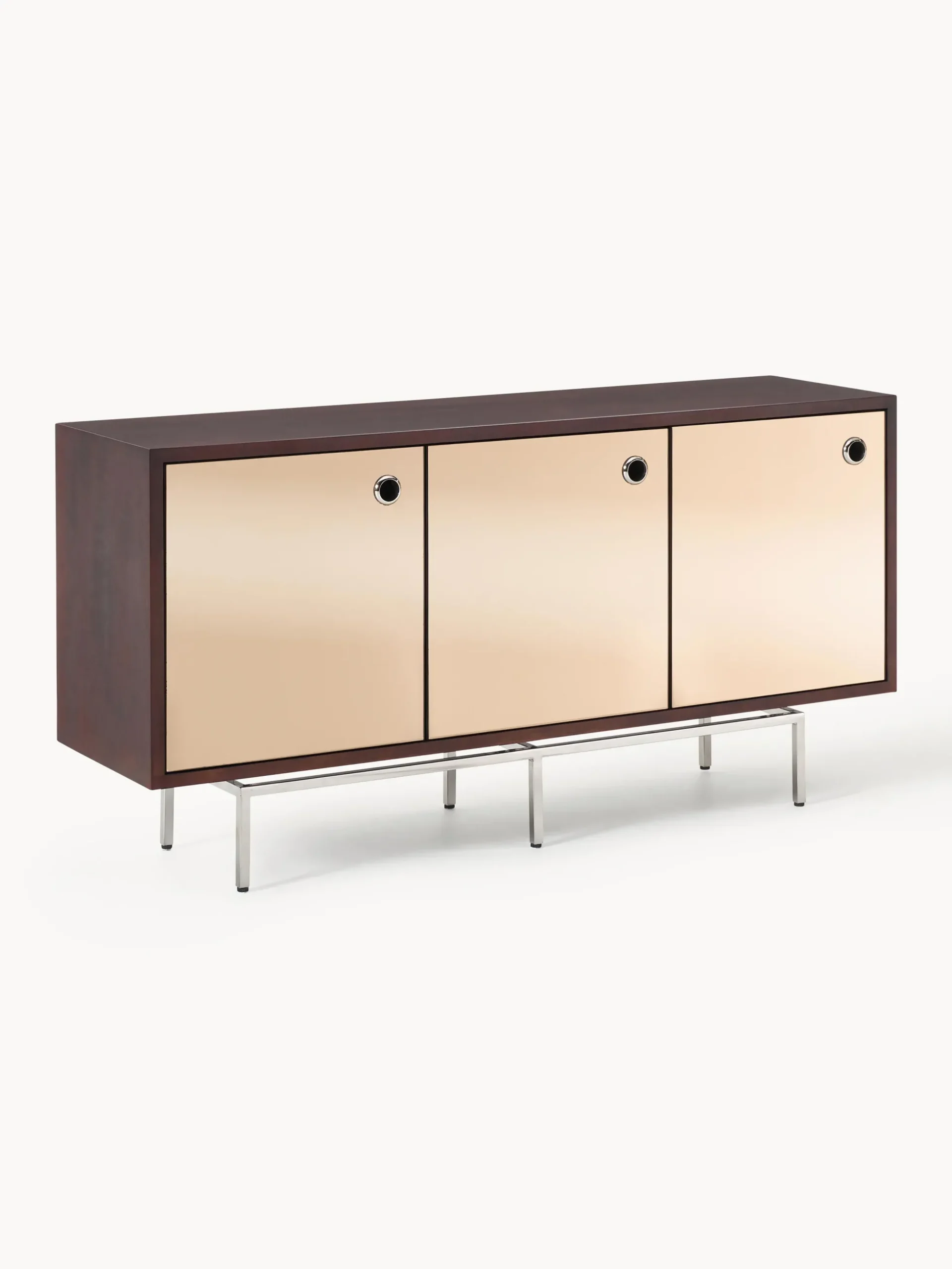Credenza con ante in vetro a specchio Scarlett