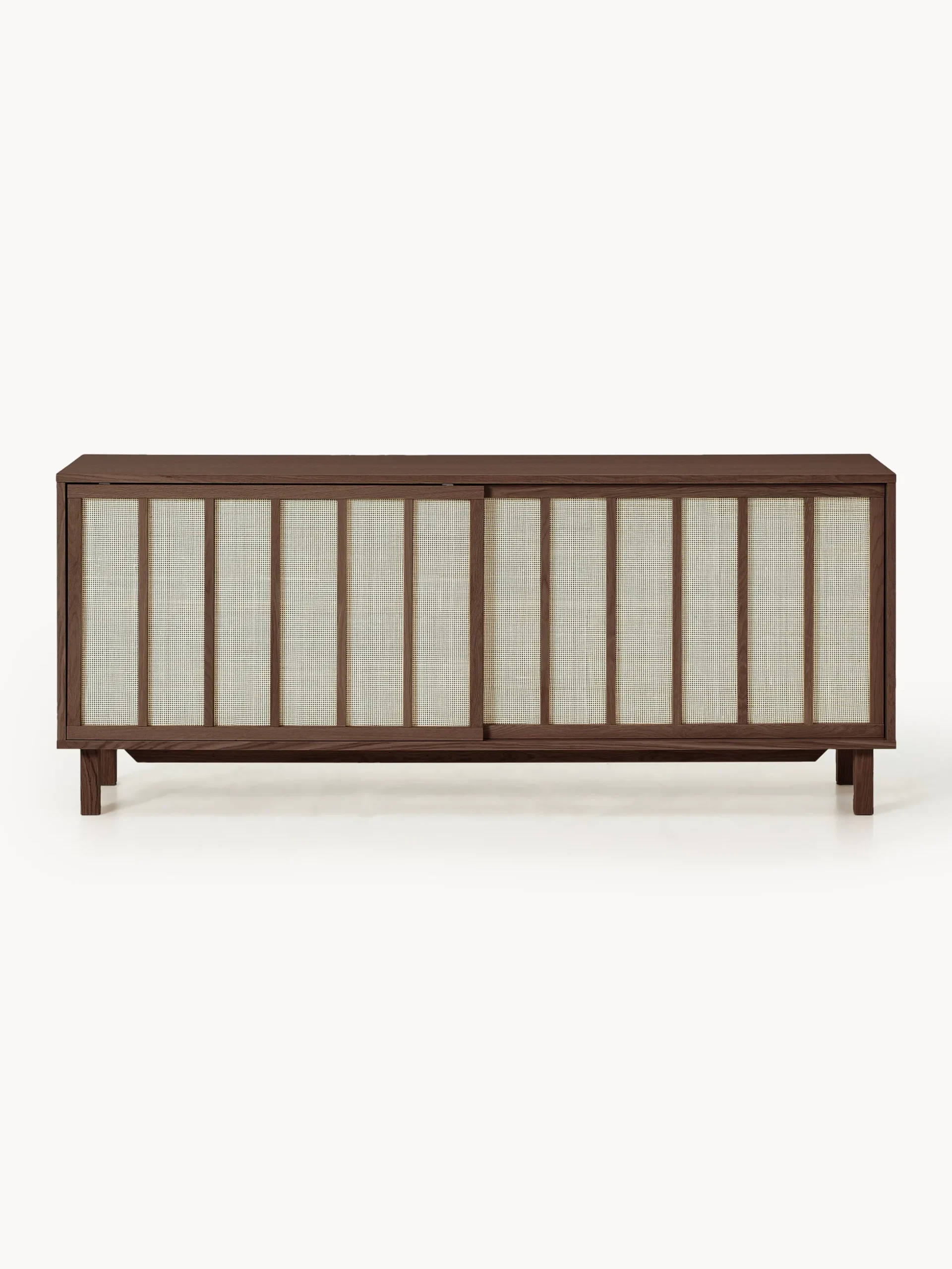 Credenza con frontali in rattan Echo