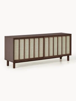Credenza con frontali in rattan Echo