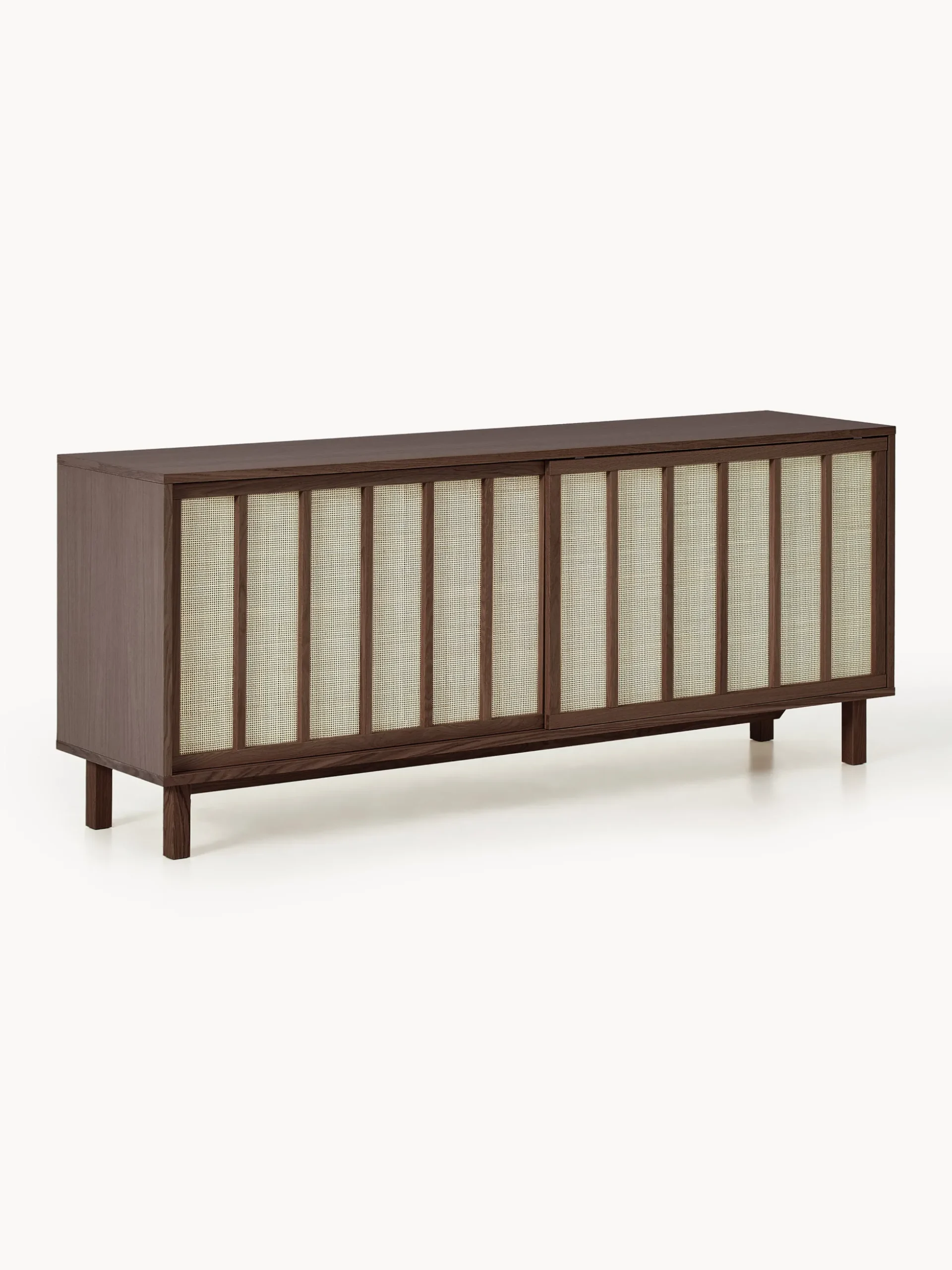 Credenza con frontali in rattan Echo