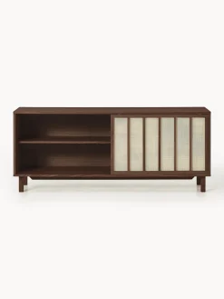 Credenza con frontali in rattan Echo