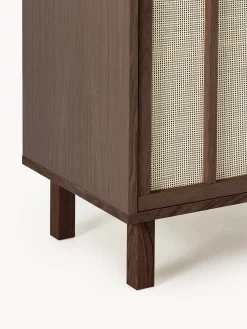 Credenza con frontali in rattan Echo
