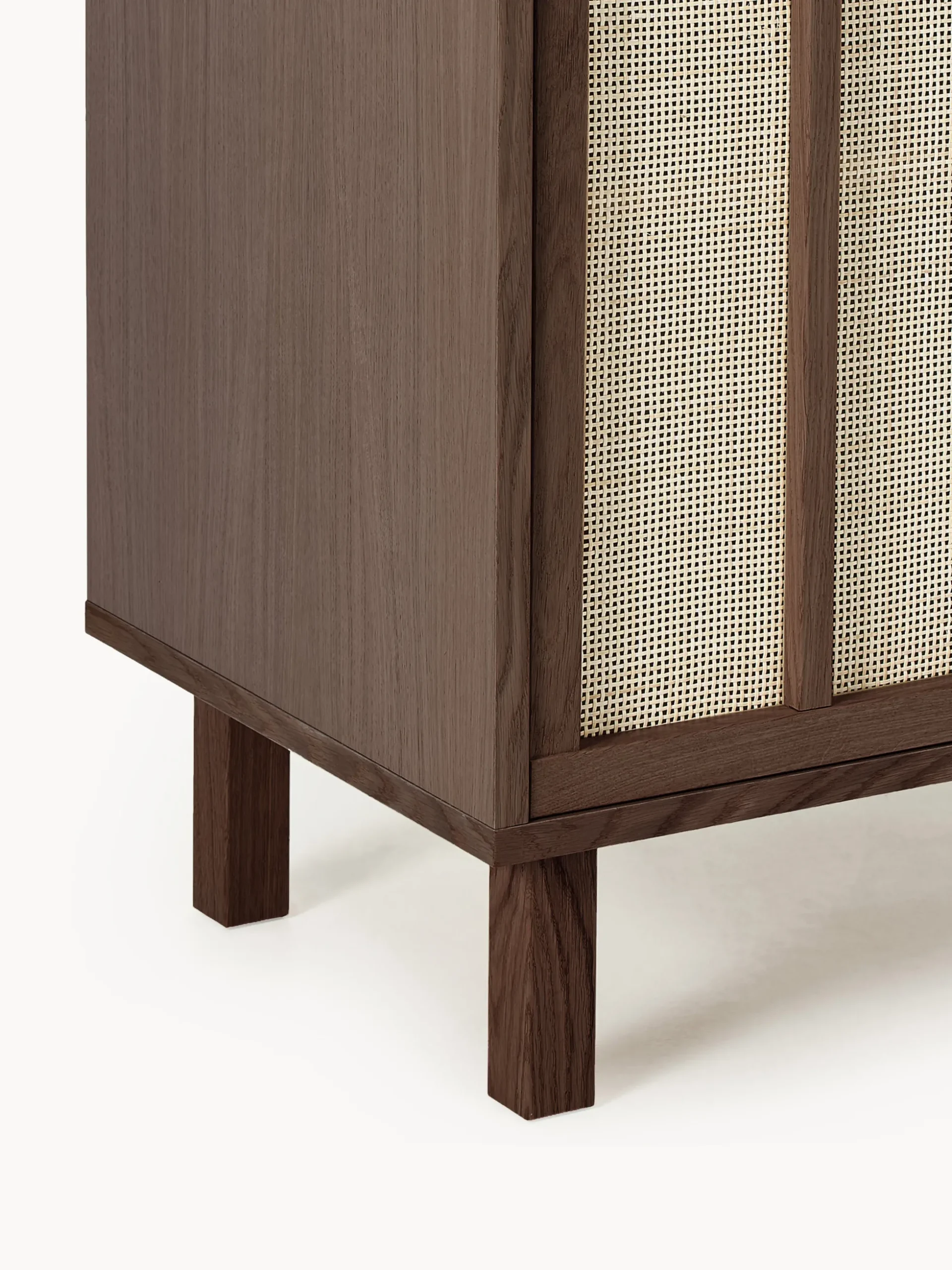 Credenza con frontali in rattan Echo