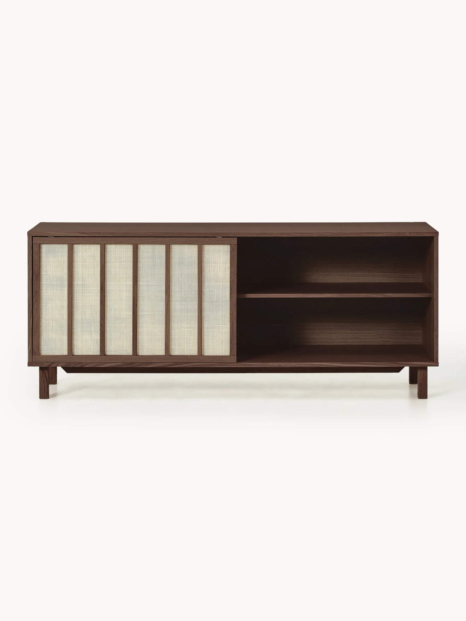 Credenza con frontali in rattan Echo