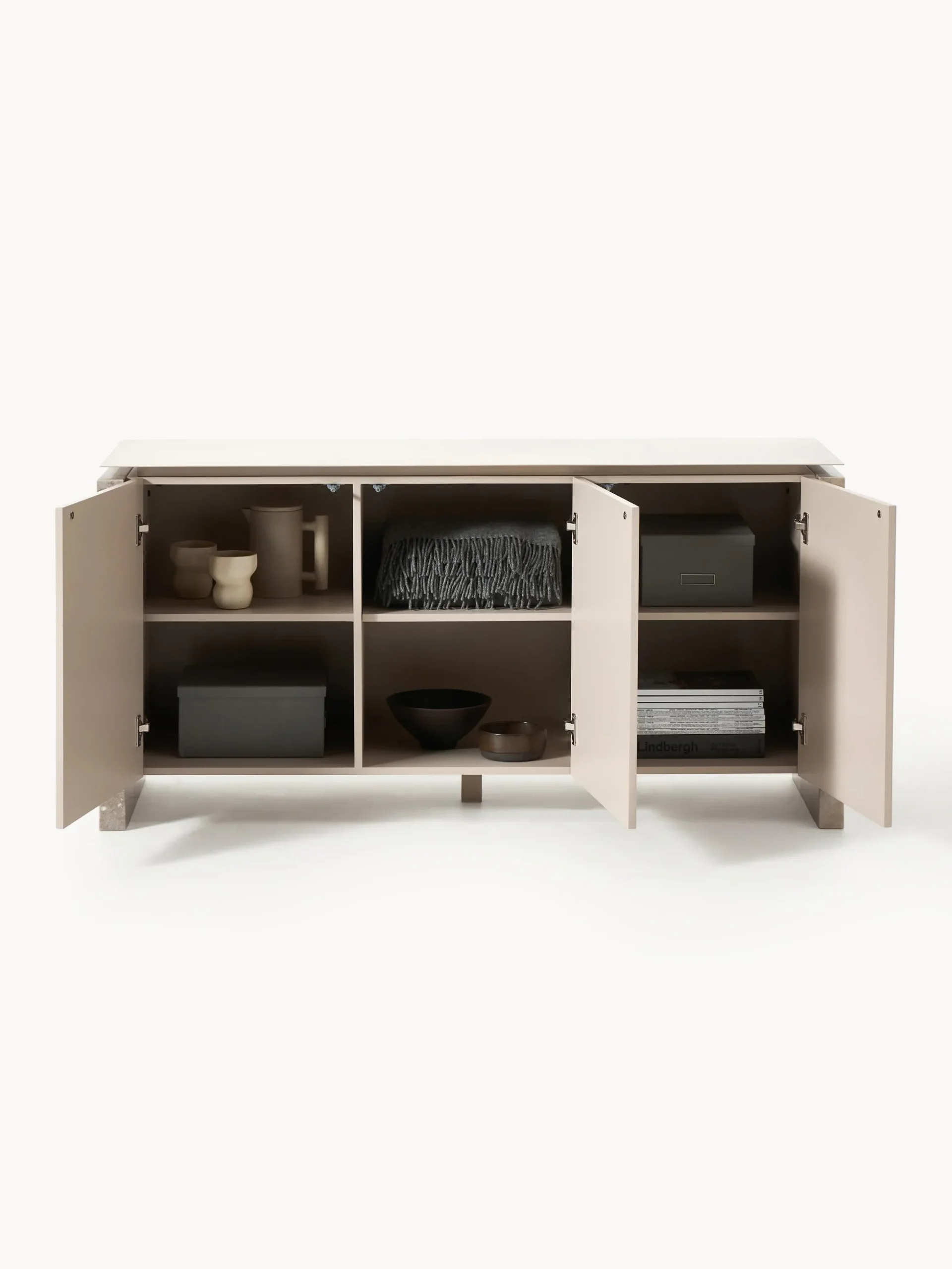 Credenza con gambe in marmo Bruce