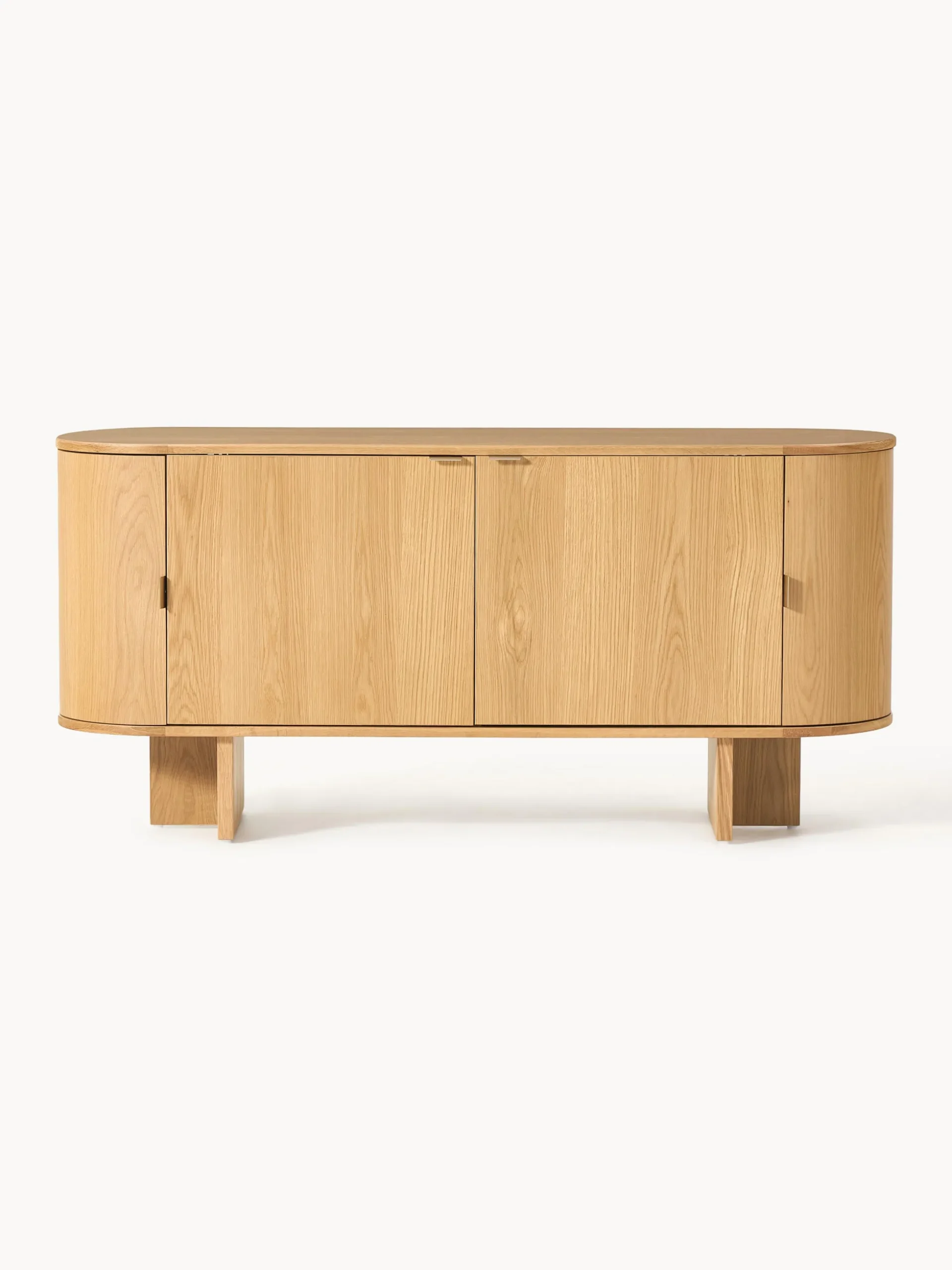 Credenza in legno con angoli arrotondati Zumi