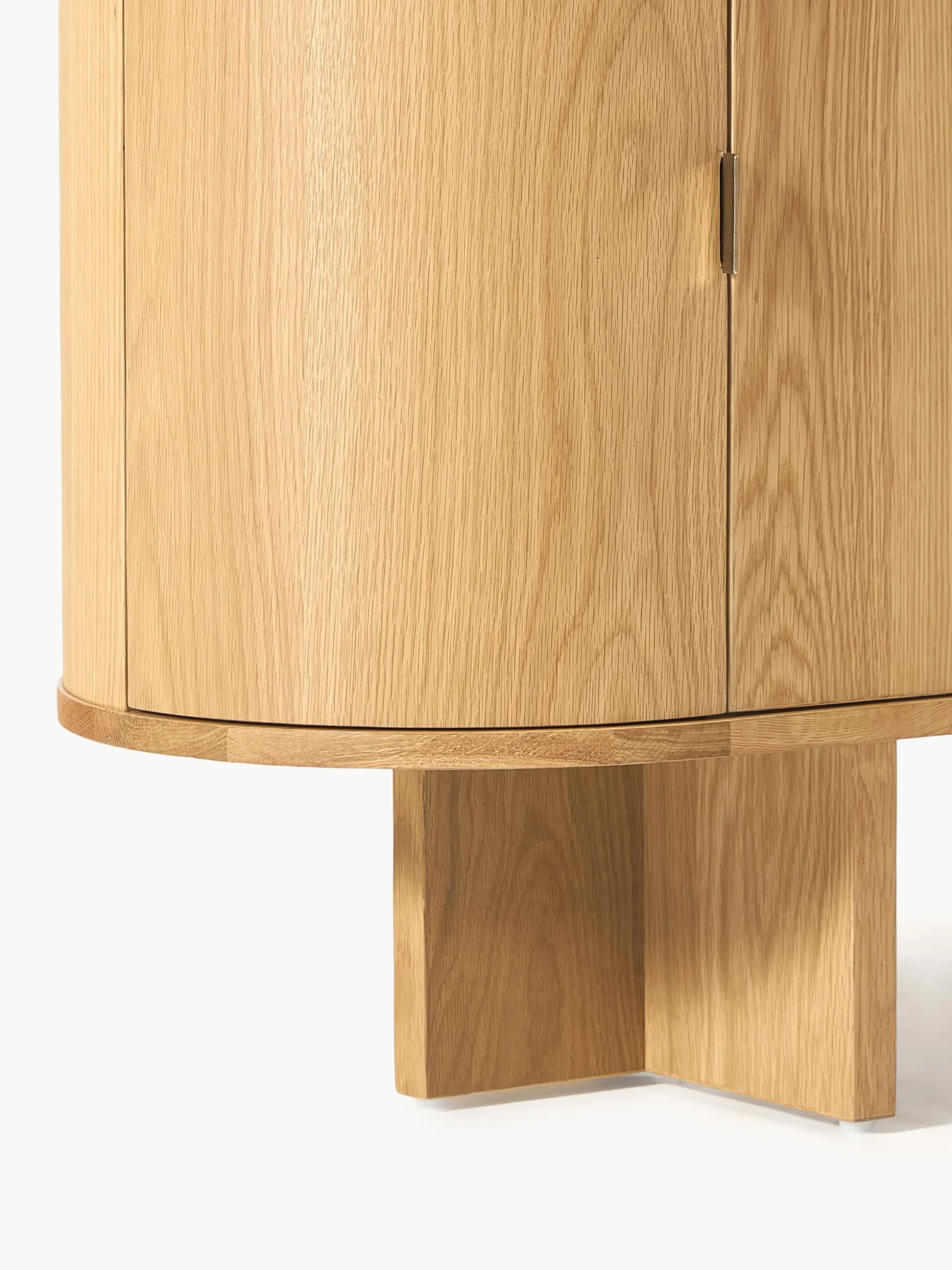 Credenza in legno con angoli arrotondati Zumi