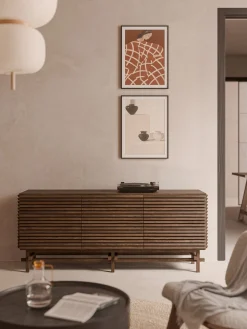 Credenza in legno di quercia Pierce
