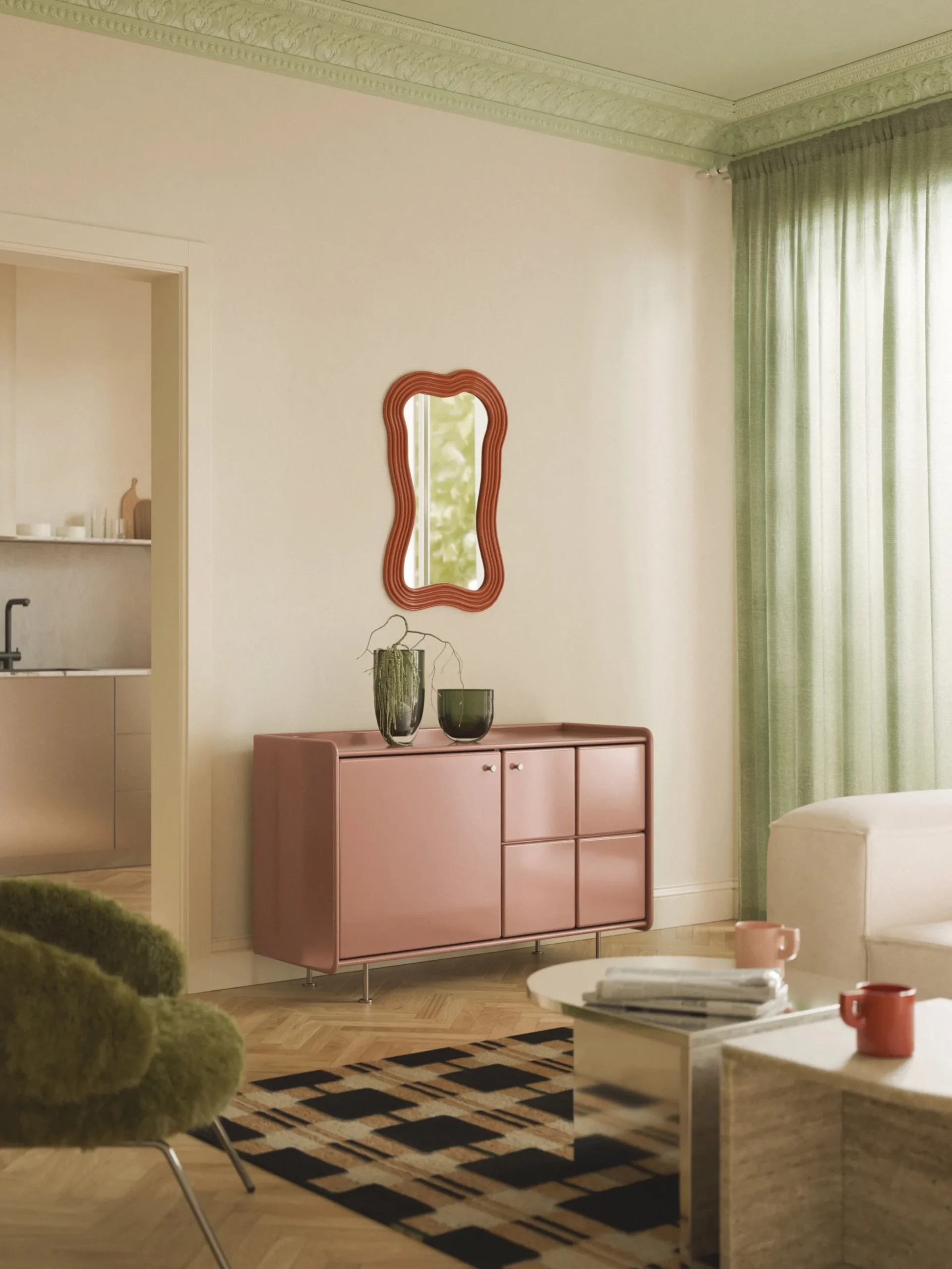 Credenza in metallo Coya