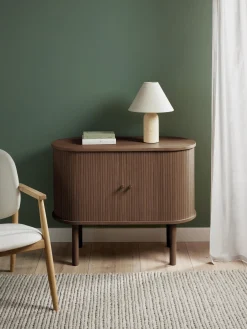 Credenza piccola con frontale millerighe Calary
