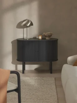 Credenza piccola con frontale millerighe Calary