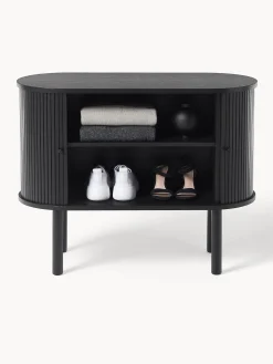 Credenza piccola con frontale millerighe Calary