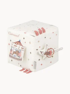 Cubetto attività per bambini in cotone organico Carousel