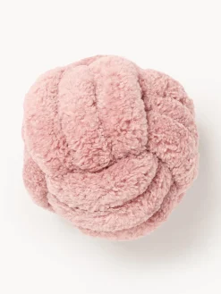 Cuscino annodato in teddy Dotty