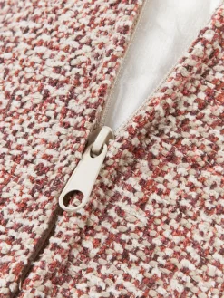 Cuscino cilindrico per divano in bouclé Sofia