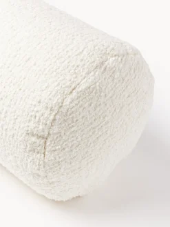 Cuscino cilindrico per divano in bouclé Sofia