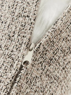 Cuscino cilindrico per divano in bouclé Sofia