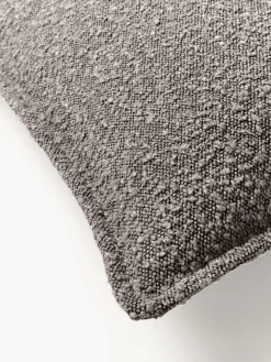 Cuscino decorativo grande in bouclé Lennon, 70 x 70 cm
