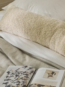 Cuscino decorativo XL in teddy Dotty