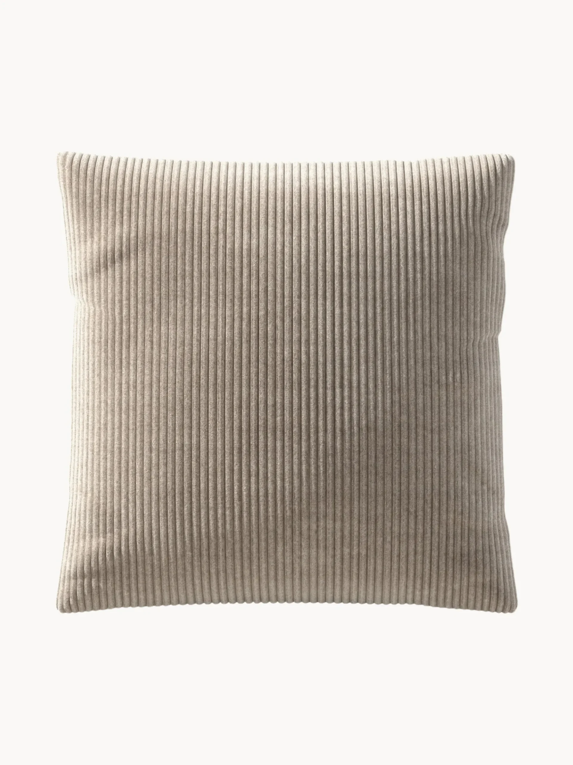 Cuscino grande in velluto a coste Vetsak, 60 x 60 cm
