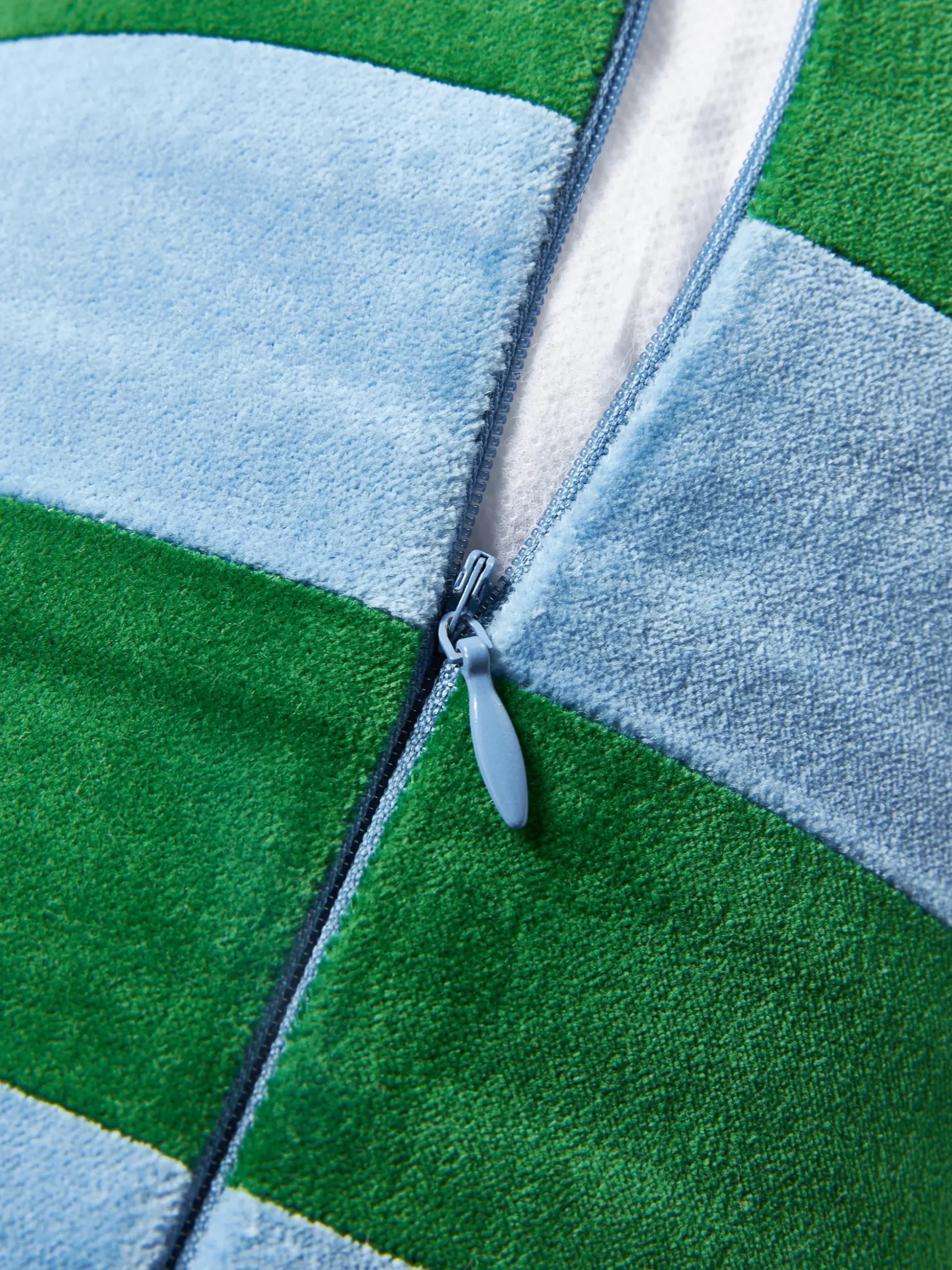 Cuscino in velluto patchwork Remus